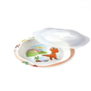 Zdjęcie produktu Tescoma Talerz z pokrywką DINO, 22 cm