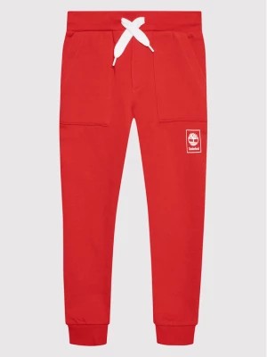 Zdjęcie produktu Timberland Spodnie dresowe T24B99 S Czerwony Regular Fit