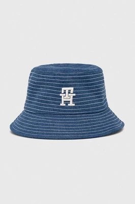 Zdjęcie produktu Tommy Hilfiger kapelusz dziecięcy kolor niebieski bawełniany