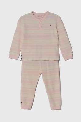 Zdjęcie produktu Tommy Hilfiger komplet bawełniany niemowlęcy kolor różowy