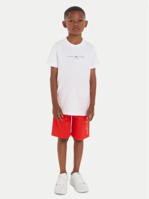 Zdjęcie produktu Tommy Hilfiger Komplet t-shirt i spodenki Essential KB0KB08829 M Czerwony Regular Fit