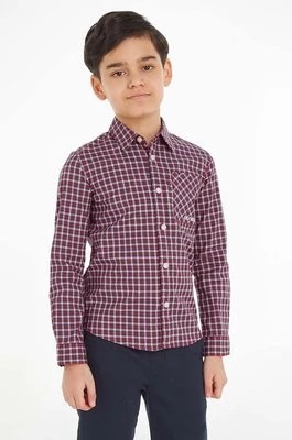 Zdjęcie produktu Tommy Hilfiger koszula dziecięca kolor bordowy