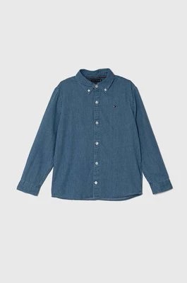 Zdjęcie produktu Tommy Hilfiger koszula jeansowa dziecięca kolor niebieski