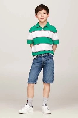 Zdjęcie produktu Tommy Hilfiger szorty jeansowe dziecięce kolor niebieski
