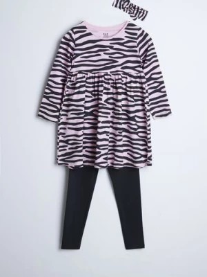 Zdjęcie produktu Tunika, opaska, leginsy - 3częściowy komplet ubrań dla dziewczynki - Limited Edition