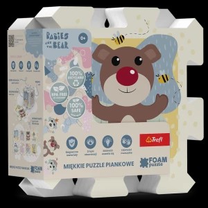 Zdjęcie produktu Układanka Puzzlopianka Bobaski i Miś