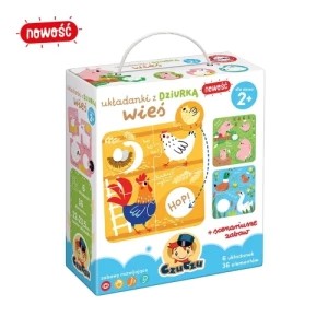Zdjęcie produktu Układanki z dziurką Wieś 2+ Czuczu