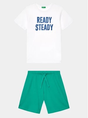 Zdjęcie produktu United Colors Of Benetton Komplet t-shirt i spodenki 3096CK006 Kolorowy Regular Fit