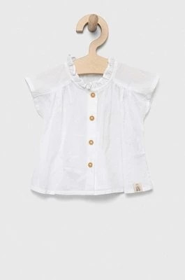 Zdjęcie produktu United Colors of Benetton koszula bawełniana dziecięca kolor biały