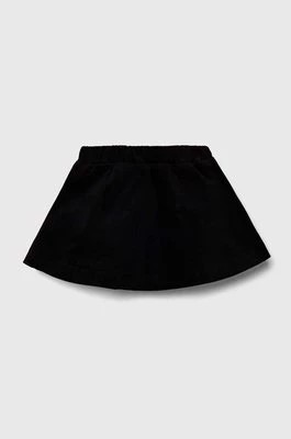 Zdjęcie produktu United Colors of Benetton spódnica dziecięca kolor czarny mini rozkloszowana