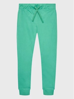 Zdjęcie produktu United Colors Of Benetton Spodnie dresowe 3BC1CF02M Zielony Regular Fit