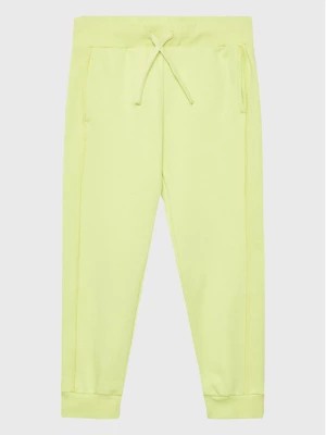 Zdjęcie produktu United Colors Of Benetton Spodnie dresowe 3UHRCF02N Żółty Regular Fit