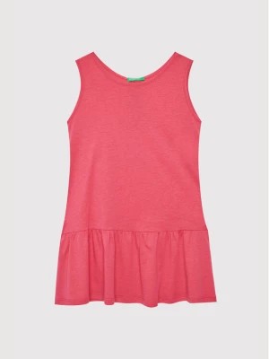 Zdjęcie produktu United Colors Of Benetton Sukienka letnia 3Q220V001 Różowy Relaxed Fit