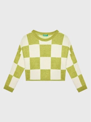 Zdjęcie produktu United Colors Of Benetton Sweter 17BTQ102I Zielony Relaxed Fit