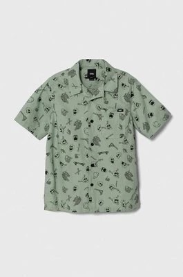 Zdjęcie produktu Vans koszula bawełniana dziecięca kolor zielony