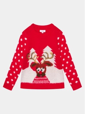 Zdjęcie produktu Vero Moda Girl Sweter Rudy 10272446 Czerwony Regular Fit