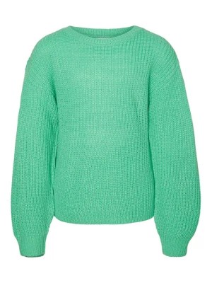 Zdjęcie produktu Vero Moda Girl Sweter Sayla 10272974 Zielony Regular Fit