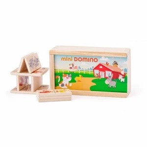 Zdjęcie produktu Woody Minidomino Zwierzęta, 12 x 7 cm