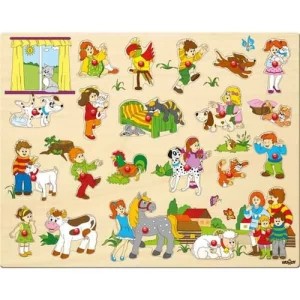 Zdjęcie produktu Woody Puzzle duże z uchwytami
