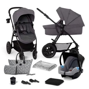 Zdjęcie produktu ﻿Wózek 3w1 Kinderkraft XMOOV DARK GREY