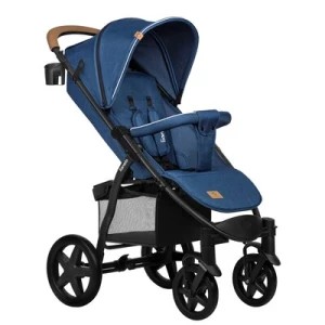 Zdjęcie produktu Wózek dziecięcy LIONELO Annet Plus Blue Denim Niebiesko-Czarny