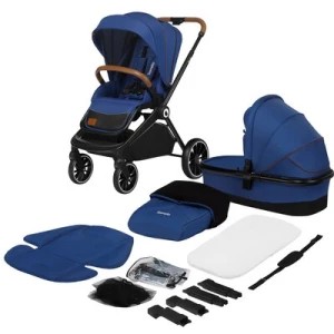 Zdjęcie produktu Wózek dziecięcy LIONELO Mika 3w1 Blue Navy
