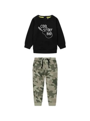 Zdjęcie produktu Zestaw dresowy dla chłopca - bluzka z długim rękawem i spodnie Minoti