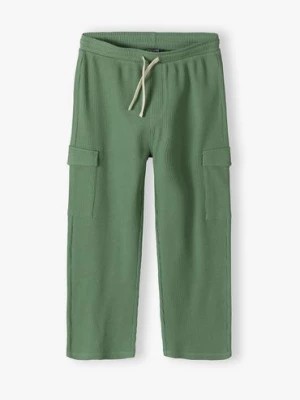 Zdjęcie produktu Zielone dresowe spodnie Wide Leg - Limited Edition