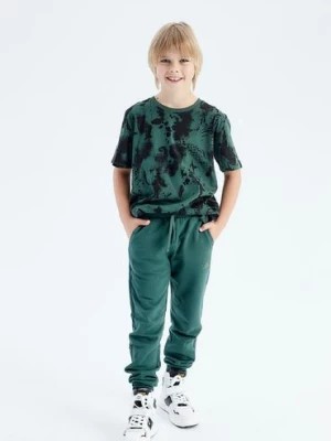 Zdjęcie produktu Zielone spodnie dresowe dla chłopca Lincoln & Sharks by 5.10.15.