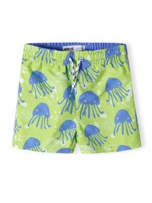 Zdjęcie produktu Zielone szorty kąpielowe dla chłopca w meduzy Minoti