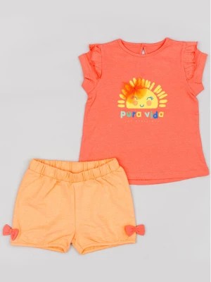 Zdjęcie produktu Zippy Komplet t-shirt i spodenki ZBGAP0602 23005 Pomarańczowy Regular Fit