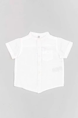 Zdjęcie produktu zippy koszula niemowlęca kolor biały Zippy