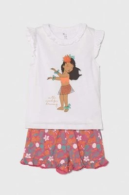 Zdjęcie produktu zippy piżama bawełniana dziecięca kolor biały wzorzysta Zippy