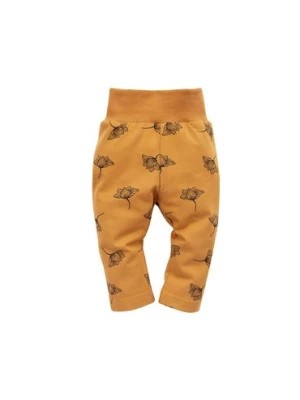 Zdjęcie produktu Żółte spodnie niemowlęce z nadrukiem Pinokio