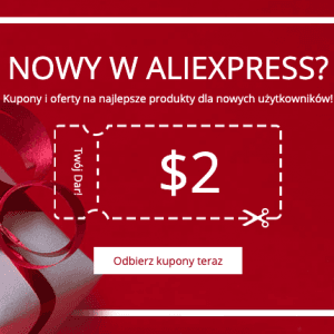 Prezenty dla nowych użytkowników w Aliexpress