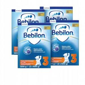 Mleko BEBILON 3 zestaw 4x1200 g + KUBEK -15%