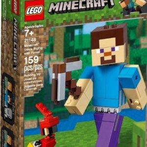LEGO Minecraft BigFig - Steve Z Papugą -25%