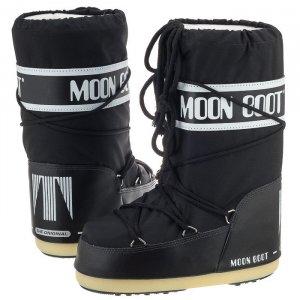 Śniegowce Moon Boot Nylon Black Kids