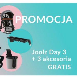 Promocja Joolz Day 3 - kup wózek i otrzymaj akcesoria o wartości 616 zł gratis