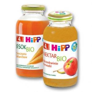 HIPP Nektar lub sok BIO - drugi produkt -50%