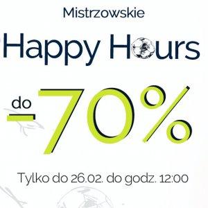 Mistrzowskie Happy Hours do -70%
