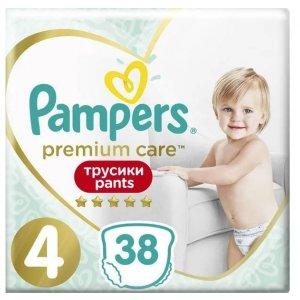 Pampers Premium Care Pants 4 pieluchomajtki Maxi 38 sztuk -20%