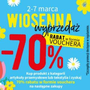 Wiosenna wyprzedaż w Biedronce do -70%