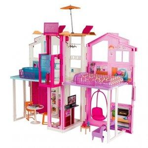 Hit cenowy - Barbie Domek dla lalek 3-piętrowy miasto
