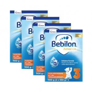 BEBILON 3 PRONUTRA-ADVANCE mleko modyfikowane 4x1100g