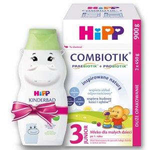 Hit cenowy - HIPP Mleko 3 + płyn do kąpieli hipopotam