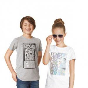 Hit cenowy - T-shirt z printem holograficznym