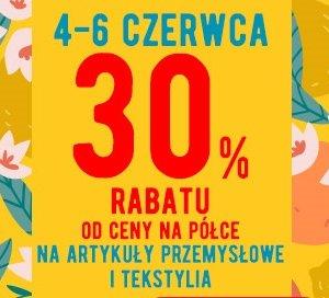 Artykuły przemysłowe i tekstylia w Biedronce -30%