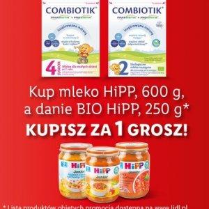 Kup mleko Hipp Combiotic a Danie Bio otrzymasz za 1 grosz