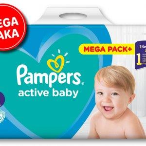 PAMPERS Pieluszki Active Baby, rozmiar 3, 4 lub 5, megapak -20%